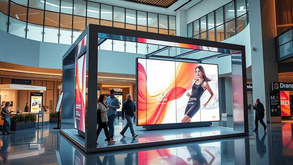 indoor advertising structures design